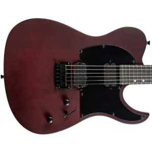 Spira Guitars T-400 MWR Satin Wine Red